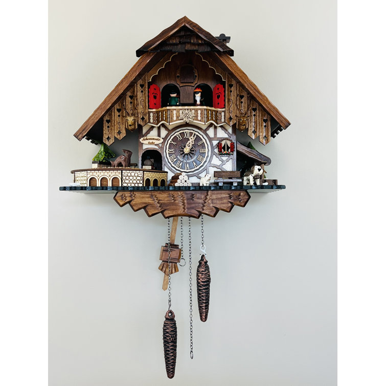 River City Clocks 12 Melody Cuckoo Wall Clock Wayfair Canada